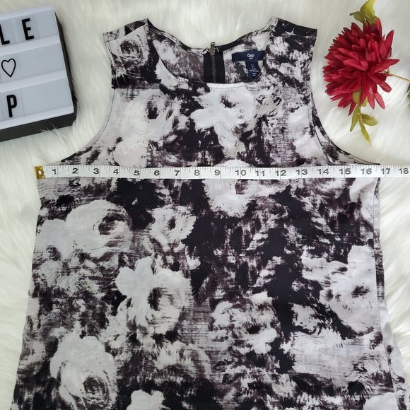Women's Gap Black & White Floral Dress/Size Small - Picture 9 of 13